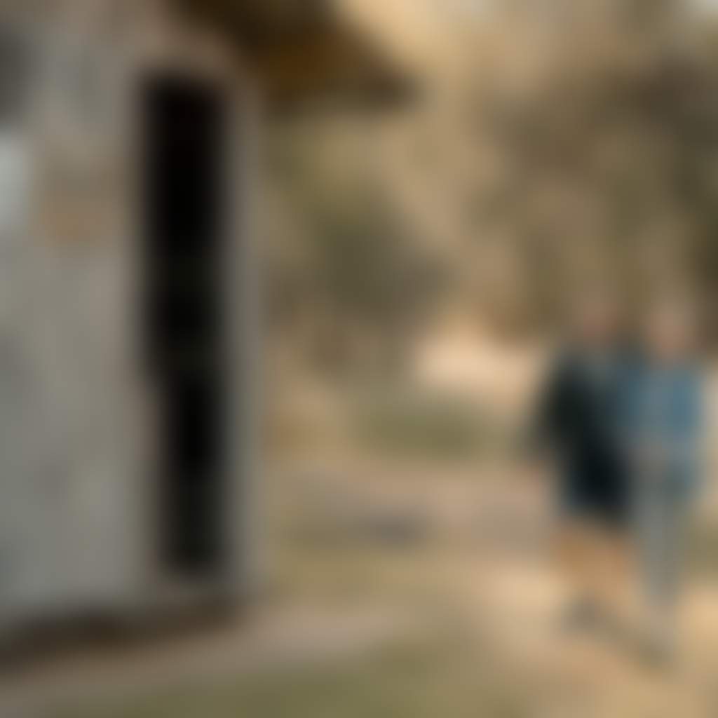 Redlands Shearers Hut couple on right side